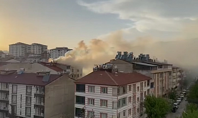 Elazığ Kırklar Mahallesi'nde çatı yangını
