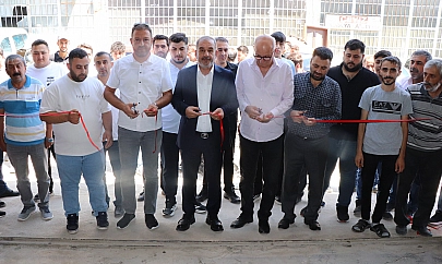 Elazığ Oto Sanayi Sitesi'nde yeni bir işletme açıldı
