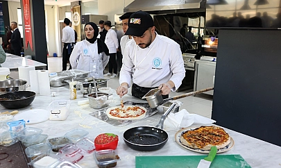 Elazığlı genç şef adayı Malatya'daki gastronomi yarışmasında fark yarattı
