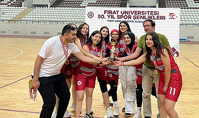 Fırat Üniversitesi'nde 50. Yıl Spor Şenlikleri Coşkuyla Tamamlandı