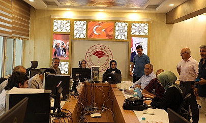 İl müdürü tarım sayımı çalışmalarını yerinde inceledi