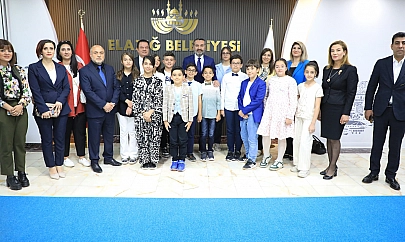 Kent Konseyi Çocuk Meclisi'nden Başkan Şerifoğulları'na Ziyaret