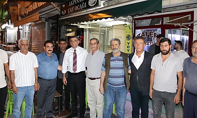 Milletvekili Erol ve Sarıbal Karakoçan ve Kovancılar'da vatandaşlarla buluştu