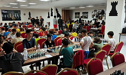 Yaşayan stadyum'da satranç heyecanı