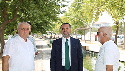 Başkan Şerifoğulları İmamefendi Bulvarı kanalboyunda incelemelerde bulundu