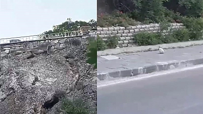 Elazığ'da faciadan dönüldü