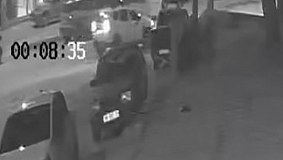 Elazığ'da geceyi kana bulayan saldırı anı kameralara yansıdı