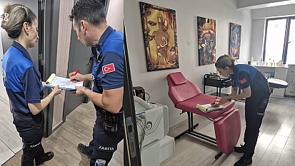 Elazığ'da güzellik salonları denetlendi