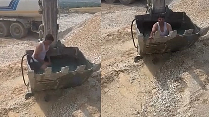 Elazığ'da ilginç serinleme yöntemi