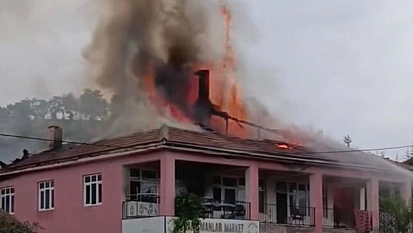 Elazığ'da korkutan yangın