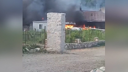 Elazığ'da yangın