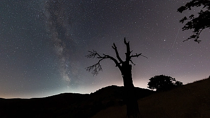 Harput'ta meteor yağmuru görüntülendi