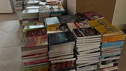'Onlar da okusun' kampanyasında toplanan kitaplar Milli Eğitim Müdürlüğüne teslim edildi