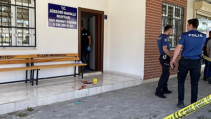 Sürsürü muhtarına silahlı saldırı!