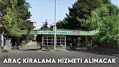 Araç Kiralama Hizmeti Alınacak