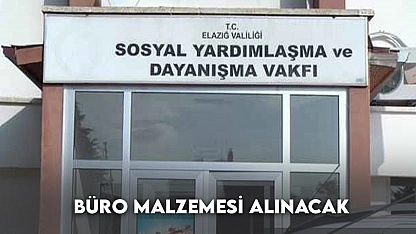 Büro Malzemesi Alınacak