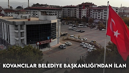 Kovancılar Belediye Başkanlığı'ndan İlan