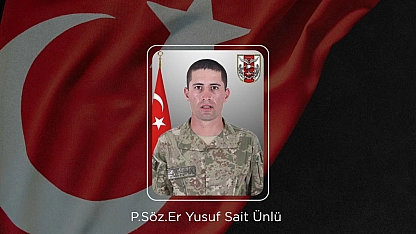 P. Söz. Er Yusuf Sait Ünlü Şehit oldu