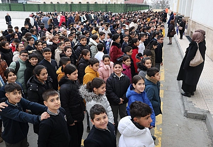 Asrın felaketinde hayatını kaybedenler Elazığ'daki okullarda anıldı