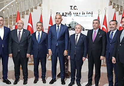 Bakan Ersoy'dan Elazığ Valiliği'ne ziyaret