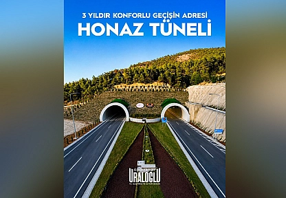Bakan Uraloğlu: Honaz Tüneli günde 30 bin aracın trafik yükünü hafifletiyor