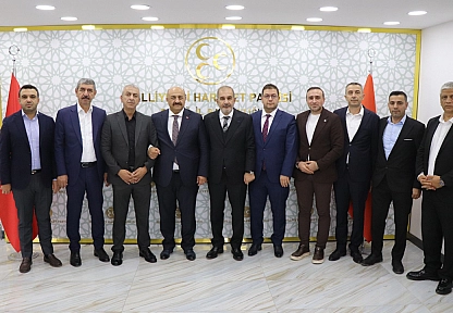 Başkan Alan'dan MHP İl Başkanı Oğuzhan Demir'e hayırlı olsun ziyareti