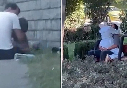 Bir rezil görüntü daha!