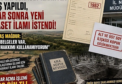 Devletin verdiği belge devlete yetmedi