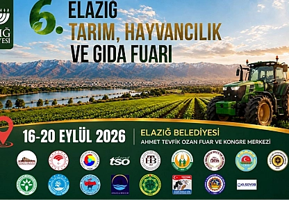 Elazığ Belediyesi 6. Tarım Fuarı başlıyor