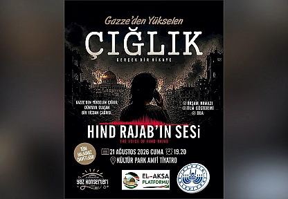 Elazığ Belediyesi'nden 'Hind Rajab'ın Sesi' adlı filmin gösterimi