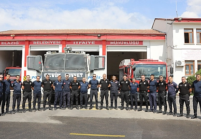 Elazığ Belediyesi ve çevik kuvvet arasında iş birliği