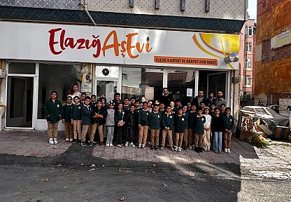 Elazığ'da 4. sınıf öğrencilerinden örnek davranış