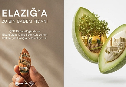 Elazığ'da atıl arazilere badem fidanı hamlesi