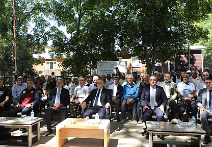 Elazığ'da çiftçilere çapa makinesi desteği