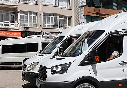 Elazığ'da minibüsler kızardı!
