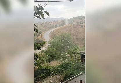 Elazığ'da sağanak yağış etkili oldu