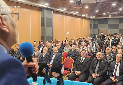 Elazığ Türk Ocağı 'Amerika'nın Yüzyıllık Orta Doğu Hayali' konulu Konferans düzenlendi