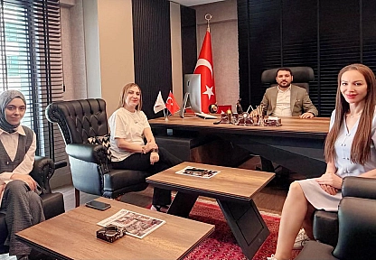 ELMÜTDER Başkanı Furkan Göçer'e Tebrik Ziyareti