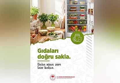 Gıdaları doğru saklayarak israfı önleyin!