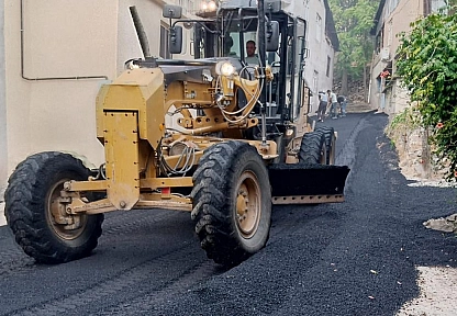 Keban'da Değirmenbaşı Mahallesi'nde asfalt çalışmaları tamamlandı