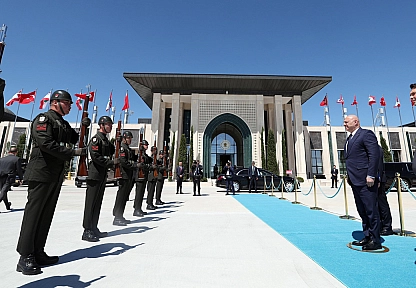 Lübnan Cumhurbaşkanı Joseph Avn Ankara'da