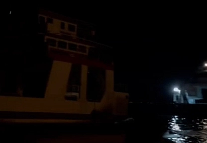 Malatya-Elazığ feribotunda fırtına krizi