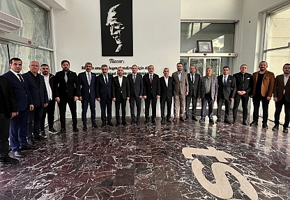 MÜSİAD Elazığ Şubesi'nden Başkan Alan'a hayırlı olsun ziyareti