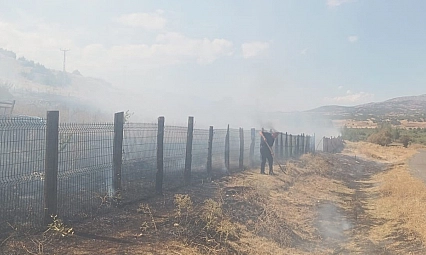 Bingöl'de örtü yangını