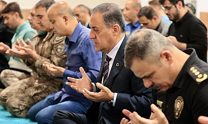 Bingöl'de şehit polisler anısına mevlit okutuldu