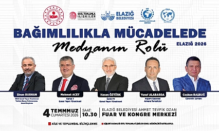 Elazığ'da bağımlılıkla mücadele paneli düzenlenecek