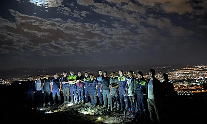 Elazığ'da doğa yürüyüşü yapıldı