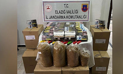 Elazığ'da kaçak sigara operasyonu