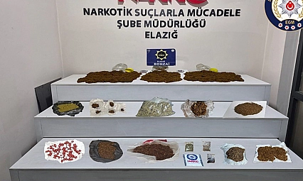 Elazığ'da uyuşturucu operasyonu: 5 şüpheli tutuklandı