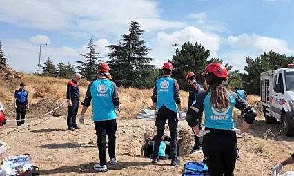 Elazığ'da yerel düzey afet sağlık grubu operasyonel plan saha tatbikatı